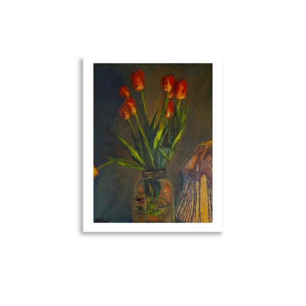 Bedside Tulips Print - Image 2