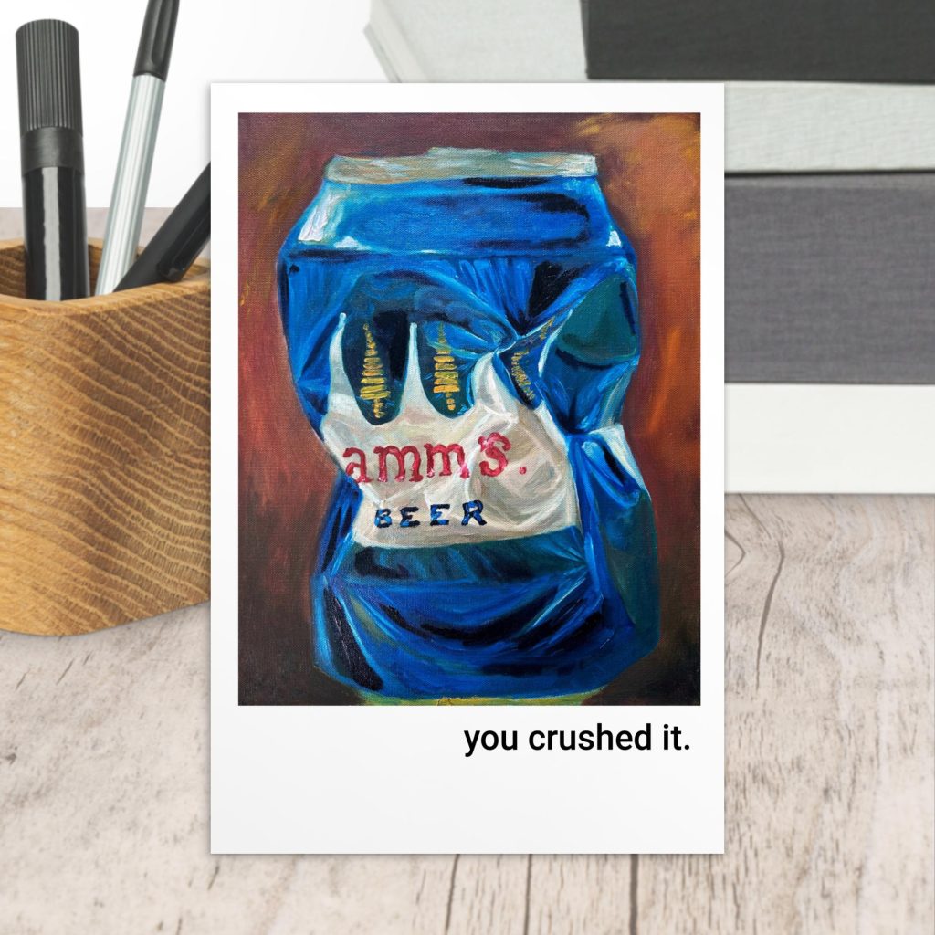 Lukewarm Amms Congrats Postcard