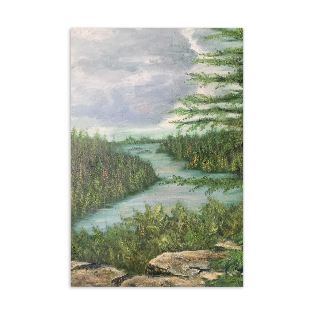 Caribou Rock Postcard Size