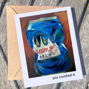 Lukewarm Amms Congrats Greeting Card