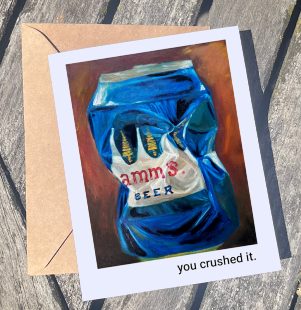Lukewarm Amms Congrats Greeting Card